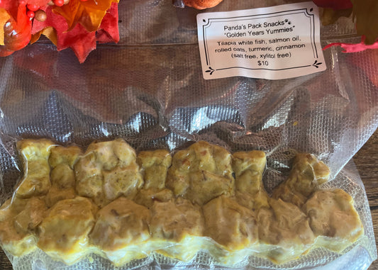 Golden Years Yummies - Soft-Baked White Fish Treats with Omega Support