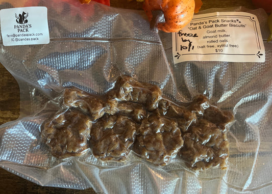 Oat & Goat Butter Biscuits - Simple, Soothing Treats with Goat Milk & Almond Butter