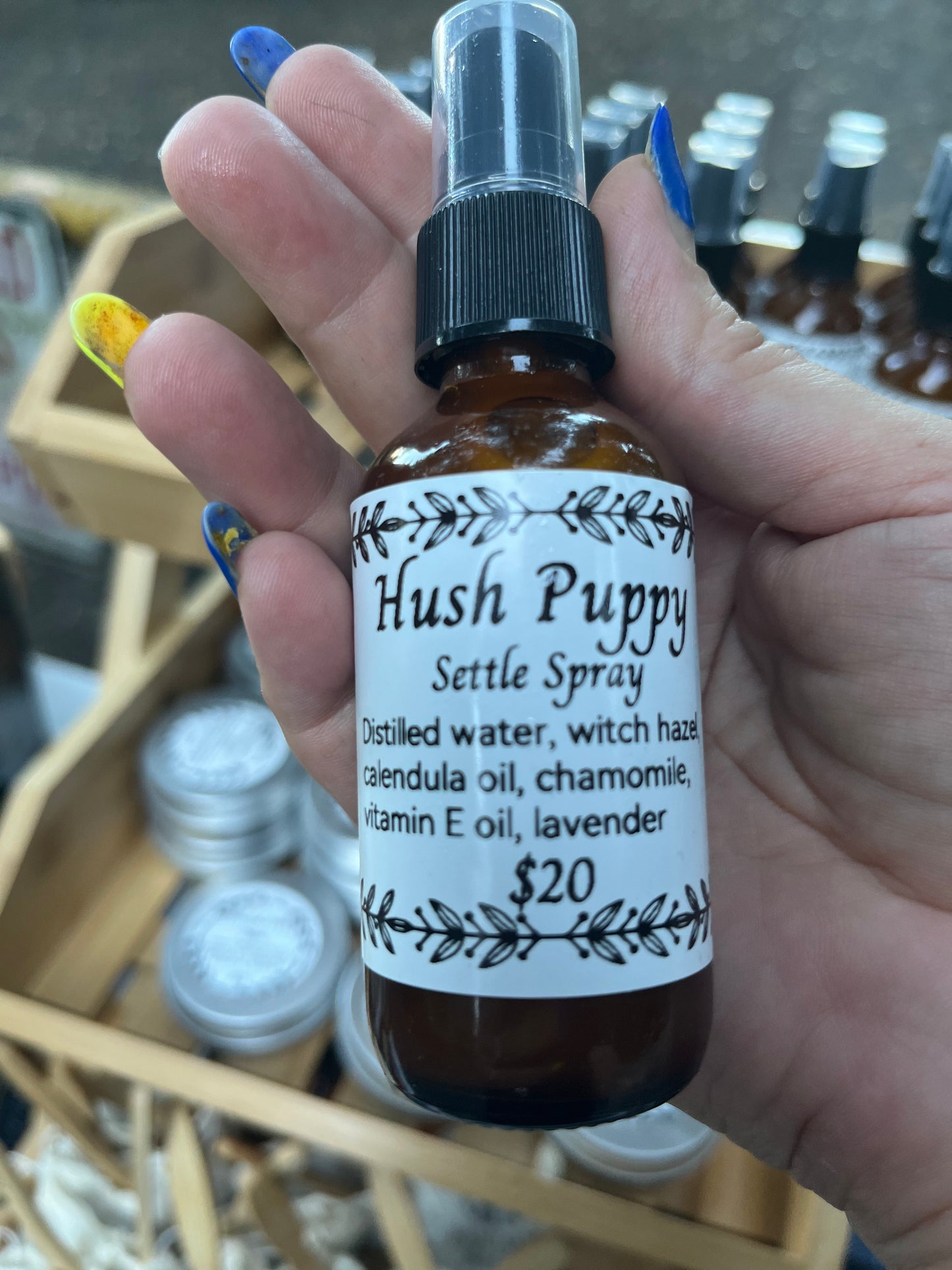 Hush Puppy Settle Spray - Calming Botanical Mist for Peaceful Pups